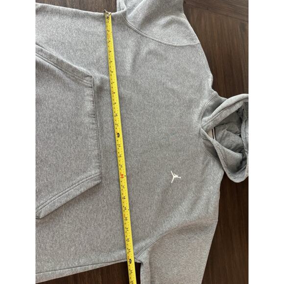 Nike Air Jordan Brooklyn Fleece Hoodie Men’s Large Gray Sweatshirt - Picture 7 of 7